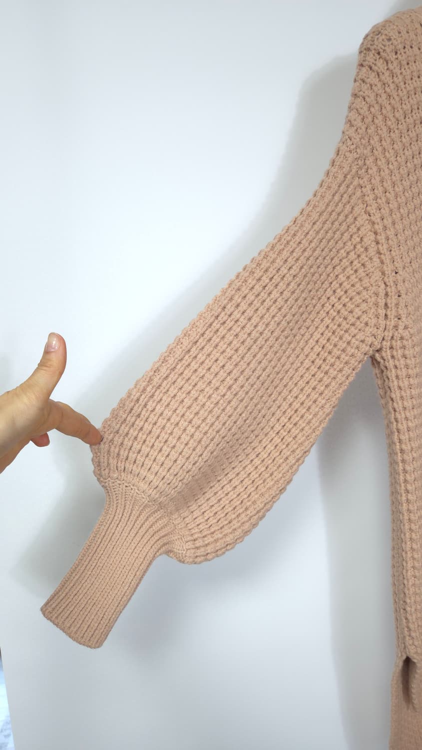 테드베이커 울 블렌드 벌룬소매 터틀넥 니트 55~66 상품이미지5