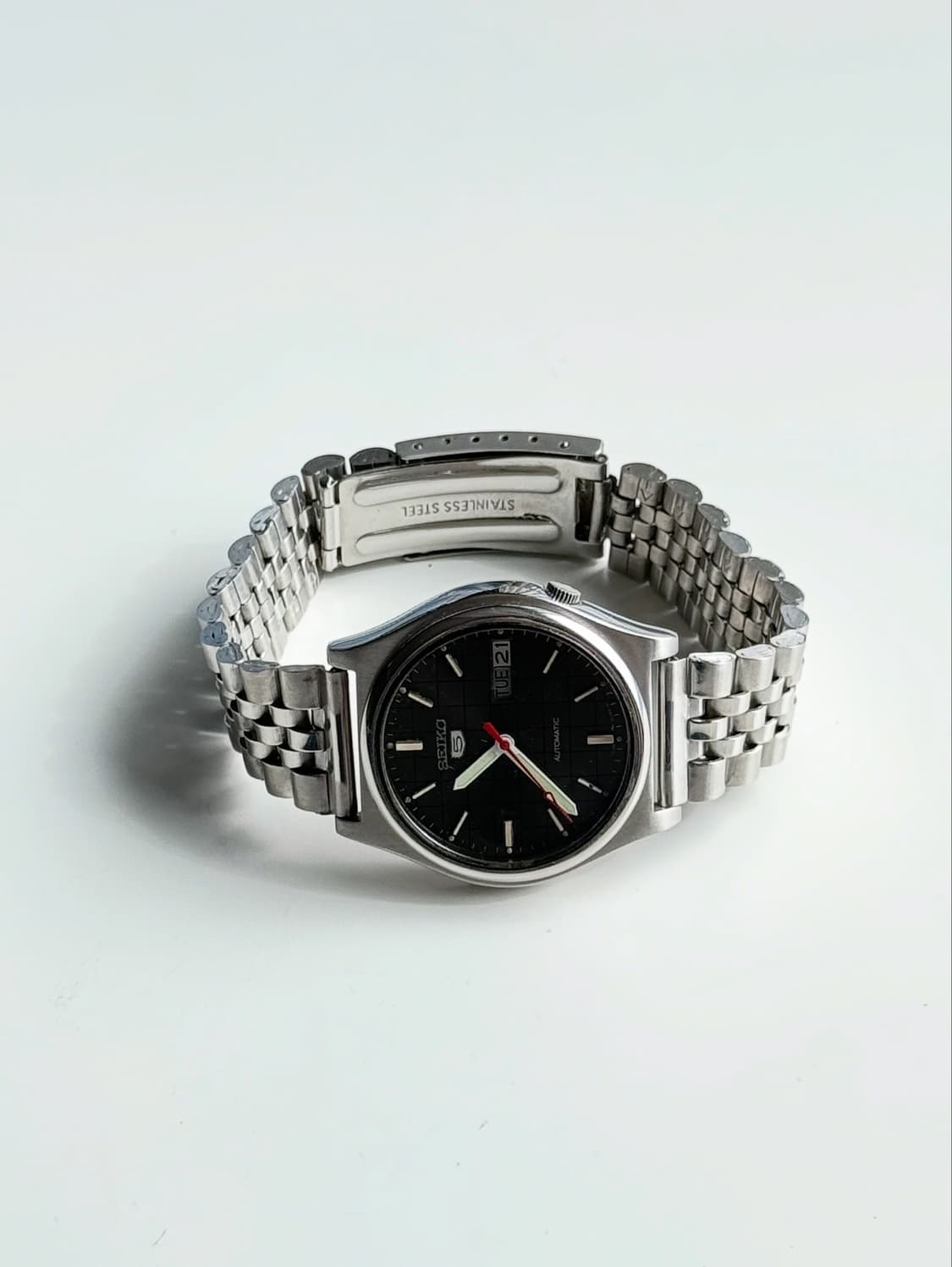 80s Seiko5 Autmatic Vintage Metal Watch 상품이미지3