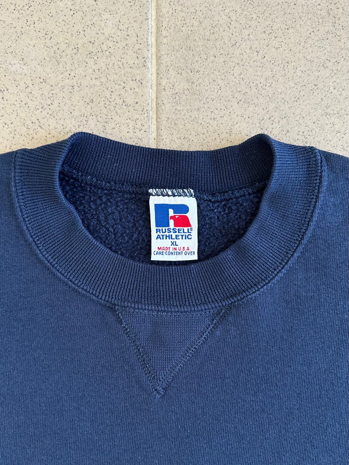 90s 빈티지 러셀 스웻셔츠 네이비 XL USA 상품이미지5