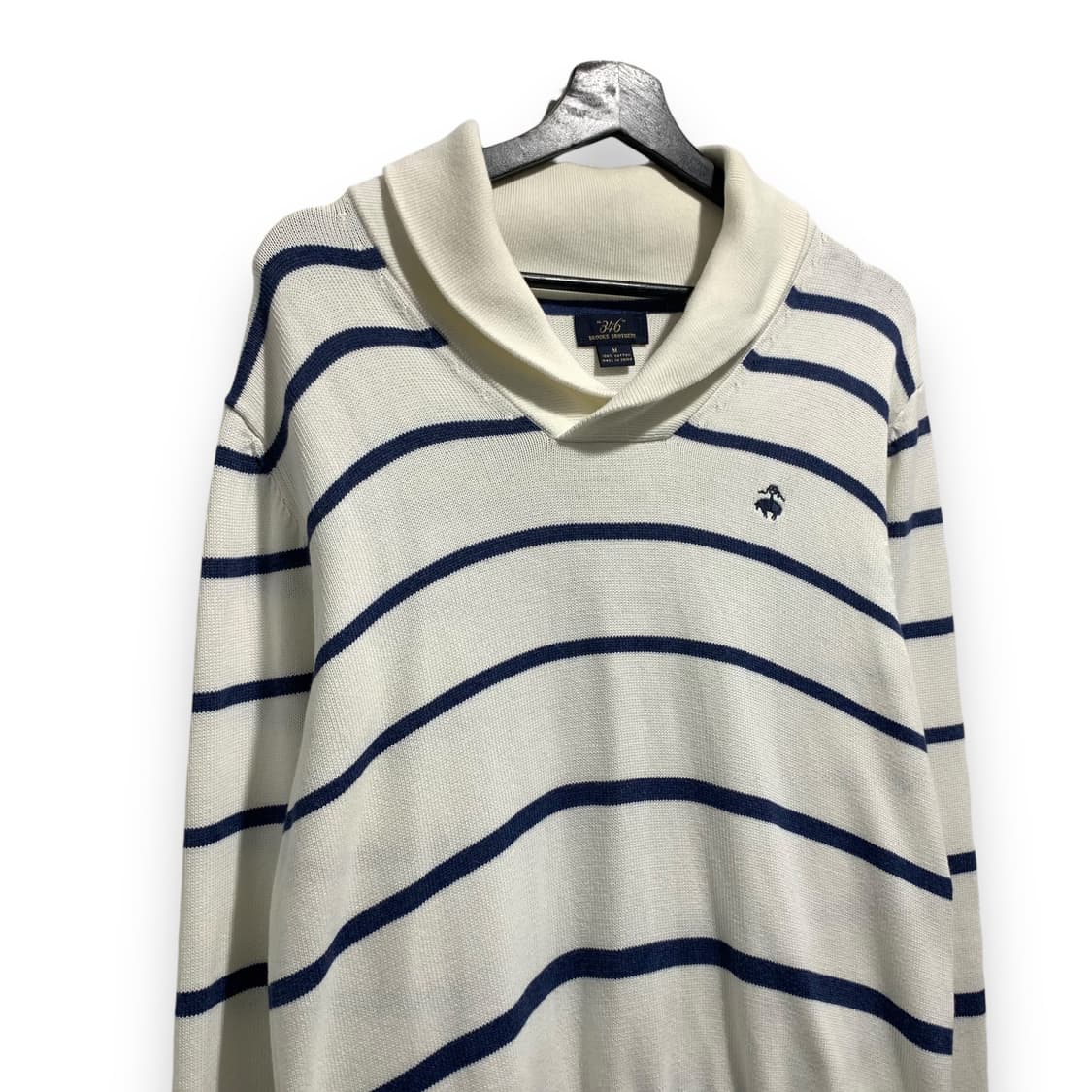 브룩스브라더스 숄카라 스트라이프 니트 상품이미지3