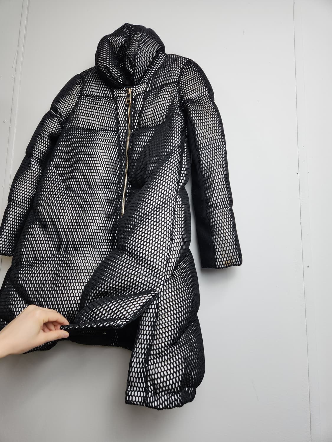 홀 언발 덕다운 패딩 상품이미지10