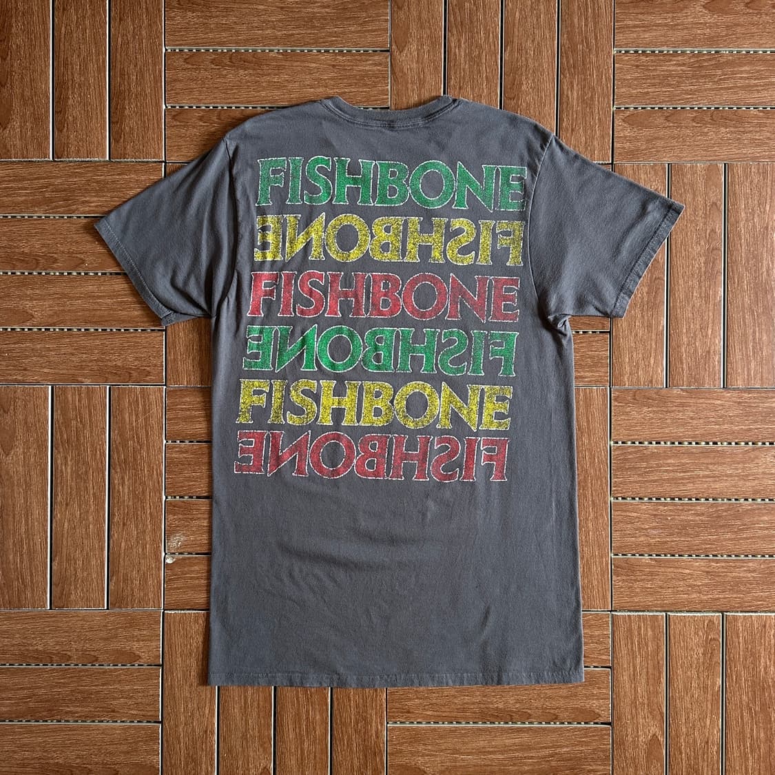 Hanes nano ‘Fishbone’ band 1/2 tee 상품이미지2