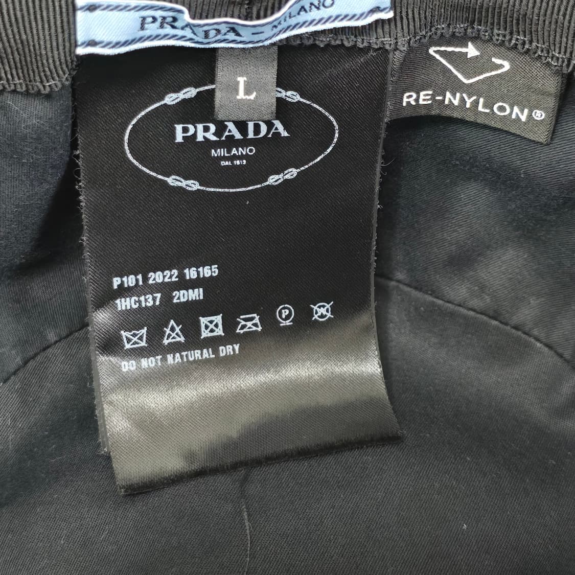 프라다 리나일론 버킷햇 모자 L사이즈 판매 상품이미지6