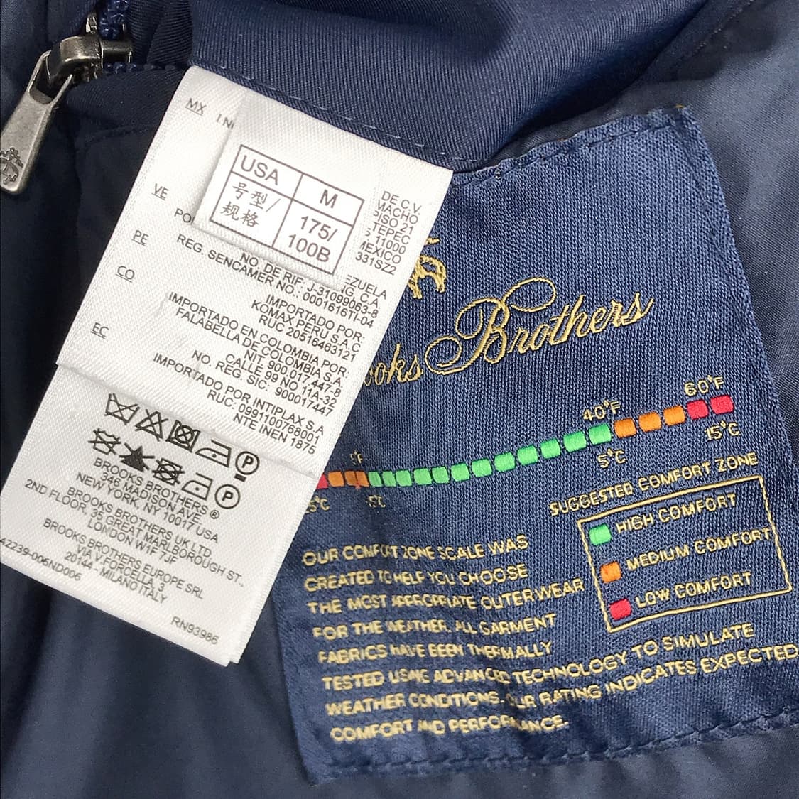 브룩스브라더스 패딩 코트 남성M 상품이미지9