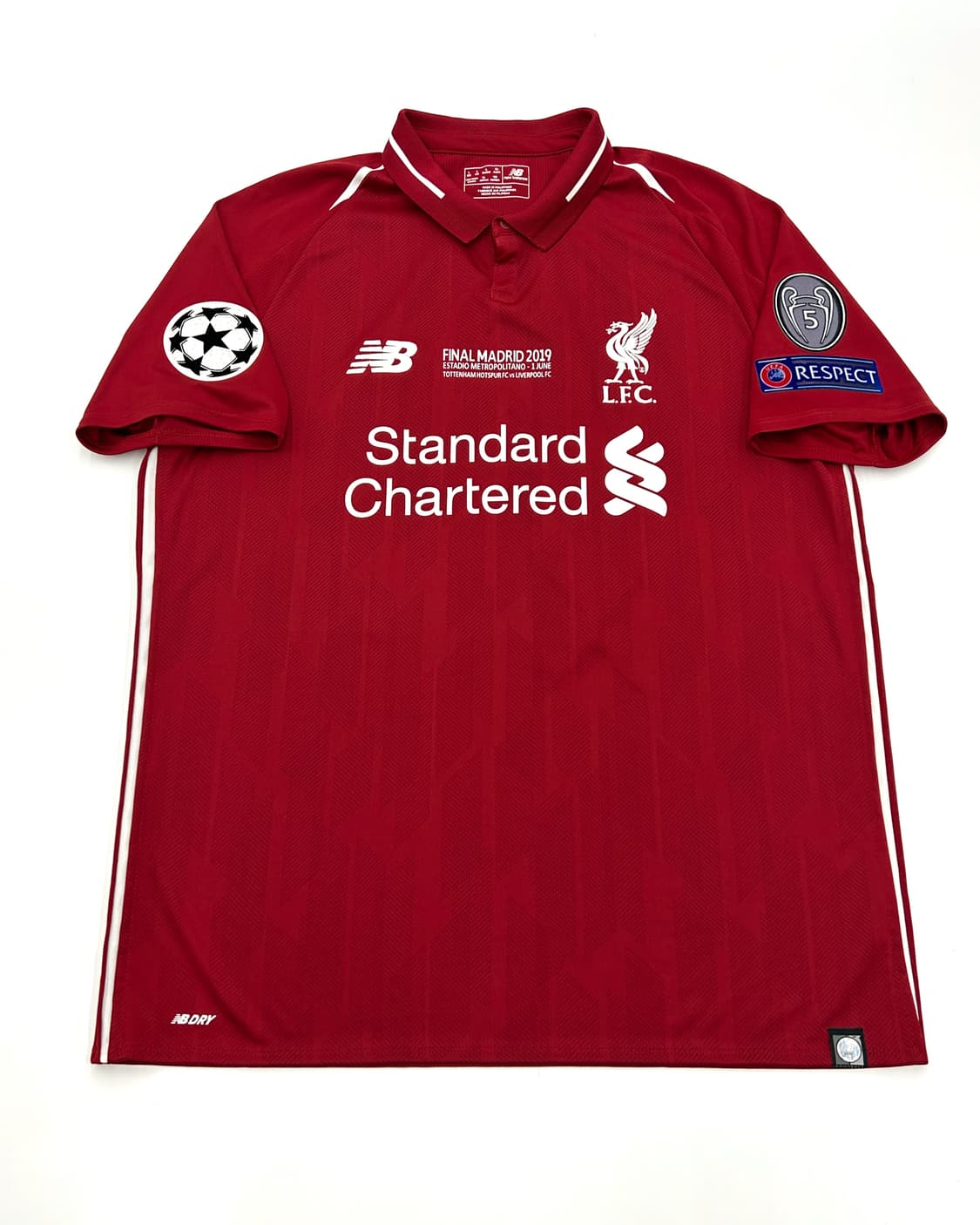 뉴발란스 18-19 리버풀 홈 챔스 파이널킷 모하메드 살라 상품이미지3