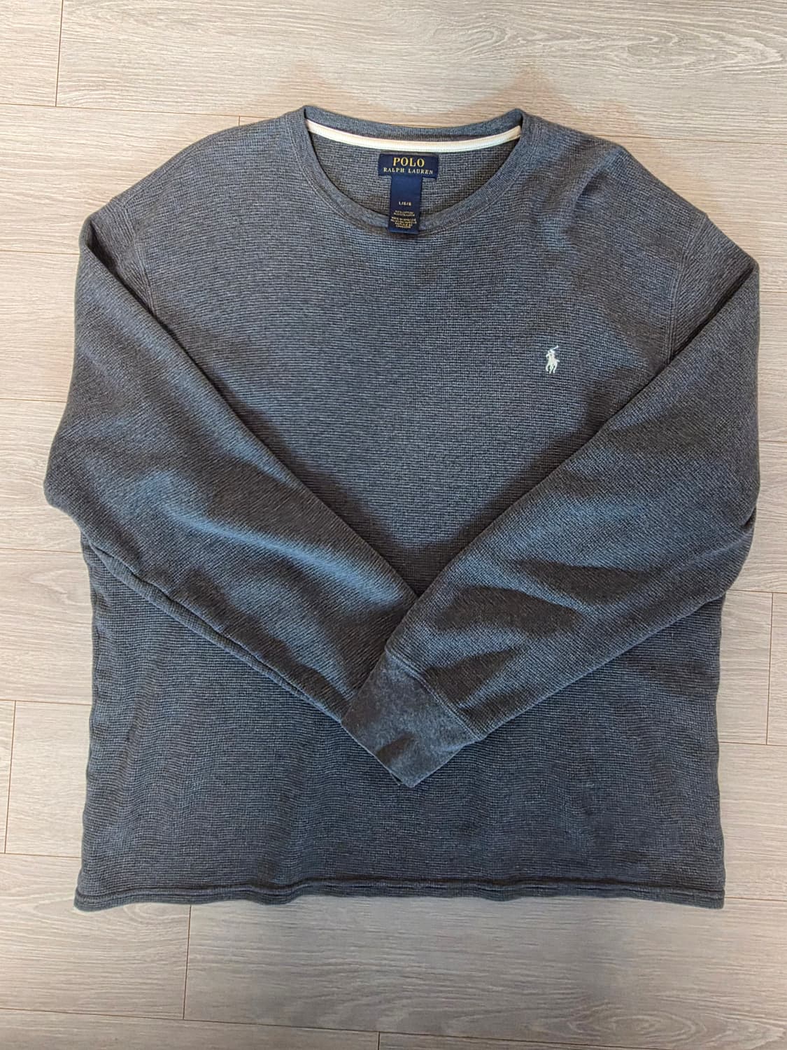 폴로 Cotten Standard Fit 니트 Dark Grey L/G
 상품이미지1