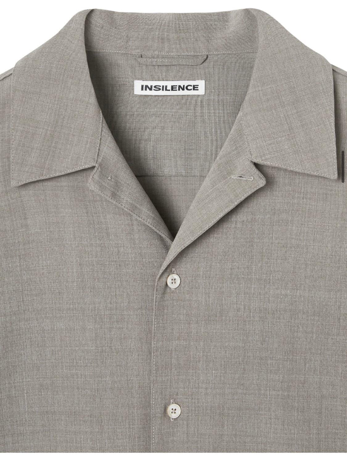 인사일런스 라이트 울 숏슬리브 셔츠 SAND BEIGE M사이즈 상품이미지3