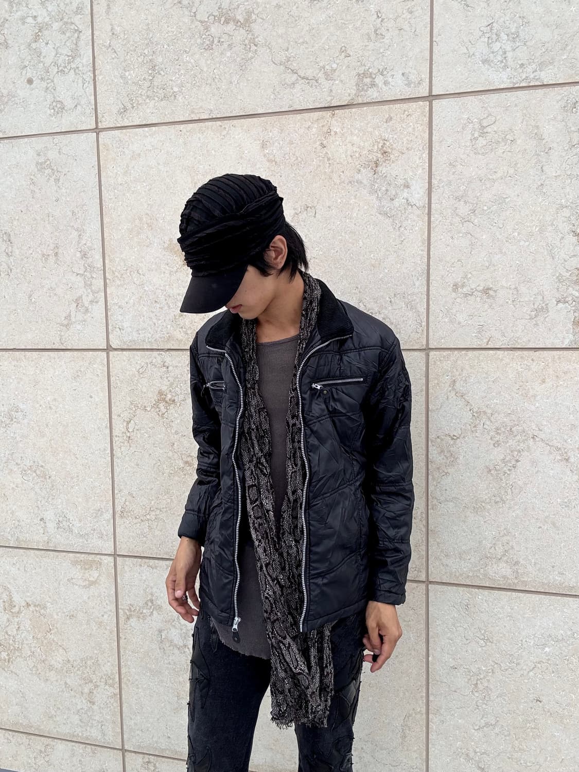“Vintage” Chic Mood Black Zipper detail  상품이미지6