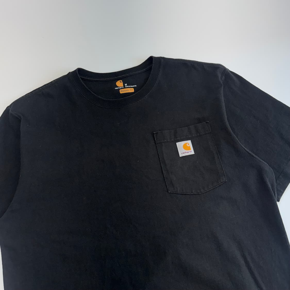 Carhartt 칼하트 블랙 원포켓 반팔 상품이미지4