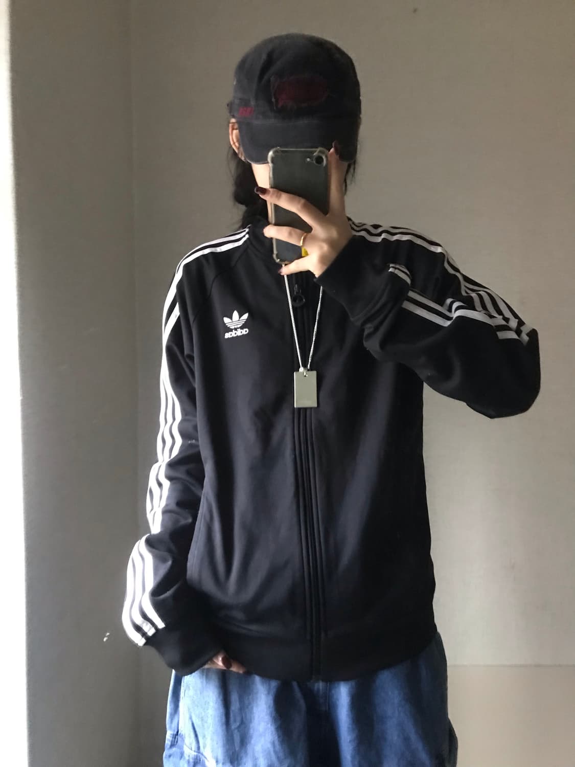 아디다스 검흰 삼선 져지 상품이미지3