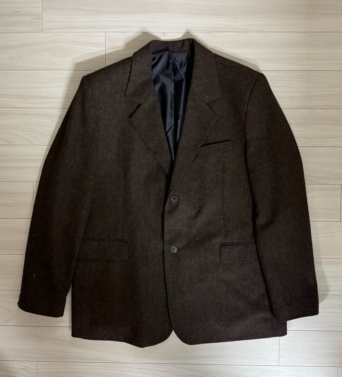 수아레 홈스펀 세미오버 블레이저 (M사이즈)  상품이미지2