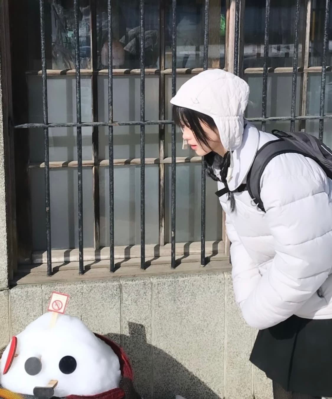 미스치프 퀄티드 푸퍼 햇 패딩모자 새상품 상품이미지3