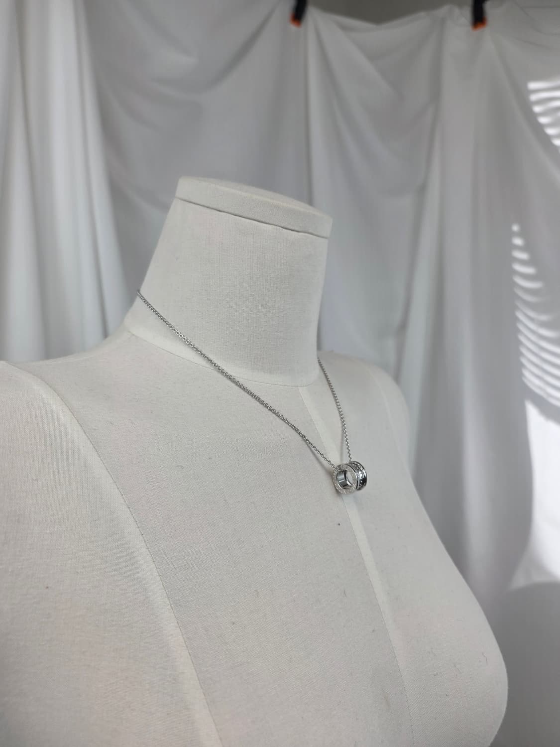 (새상품) 불가리 세이브더칠드런 실버 목걸이 상품이미지10