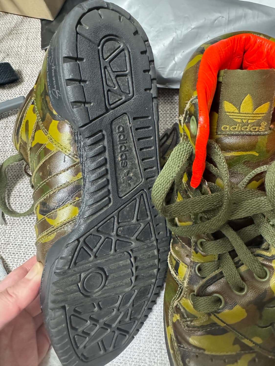 아디다스 제레미스캇 카모플라쥬 윙 (235황금 사이즈) 상품이미지2