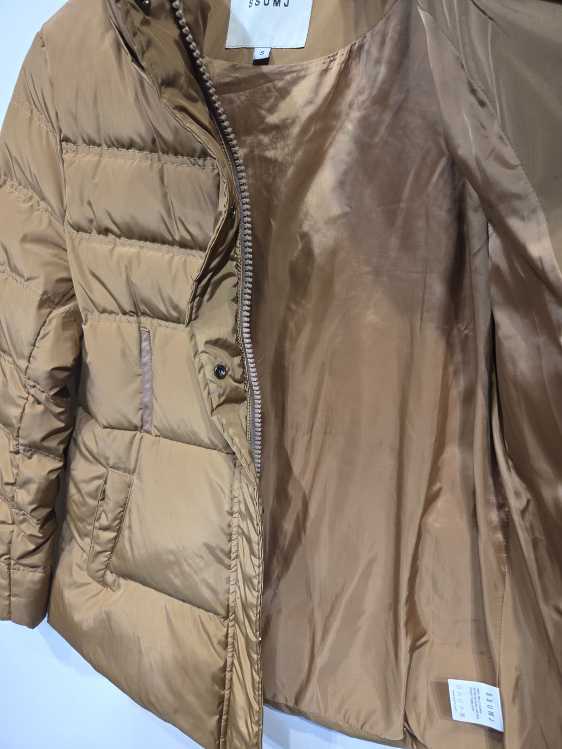 SSUMJ 썸제이 덕다운 퀼팅 패딩 자켓 상품이미지7