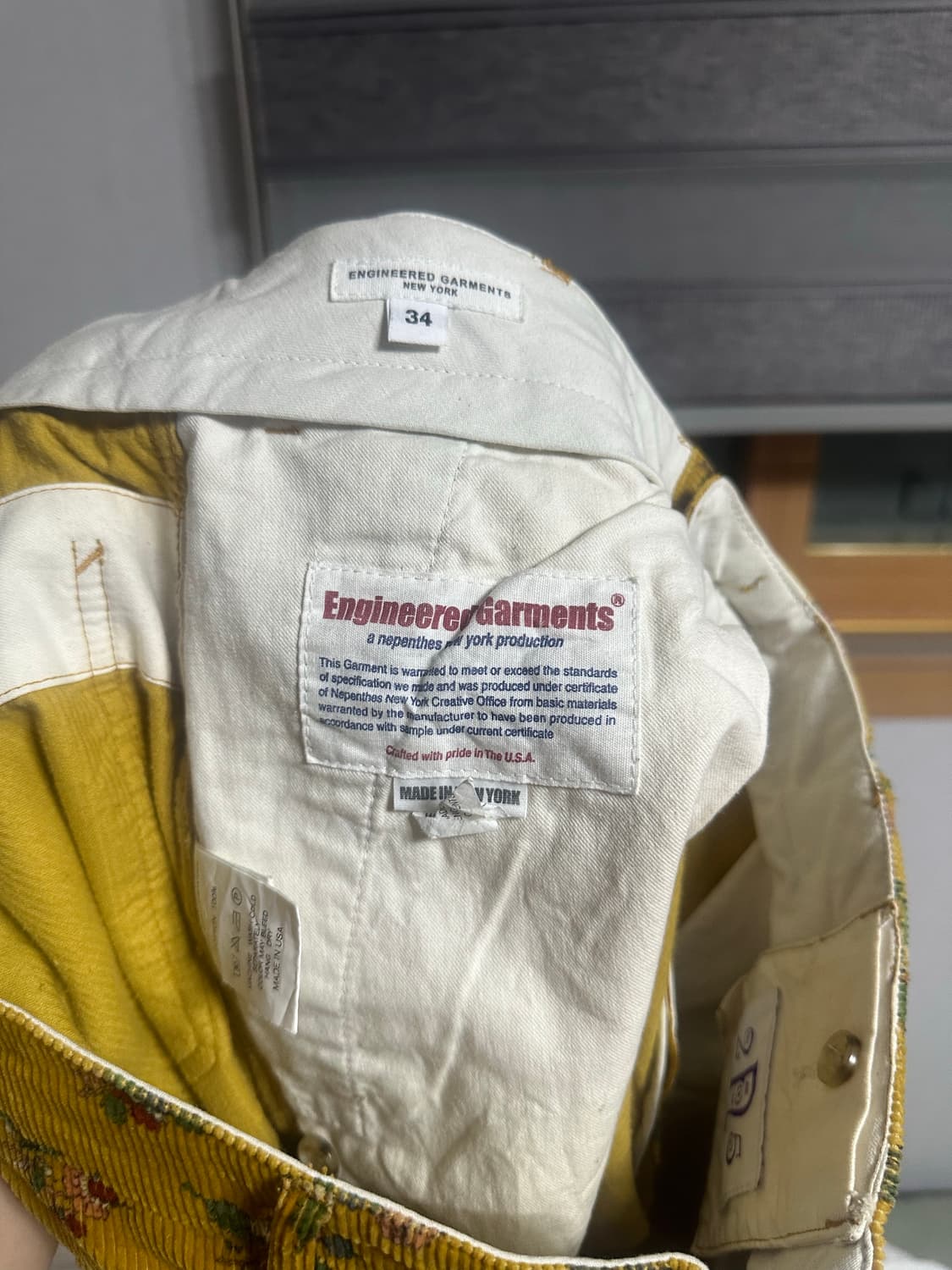 엔지니어드가먼츠 25주년 팬츠 상품이미지4