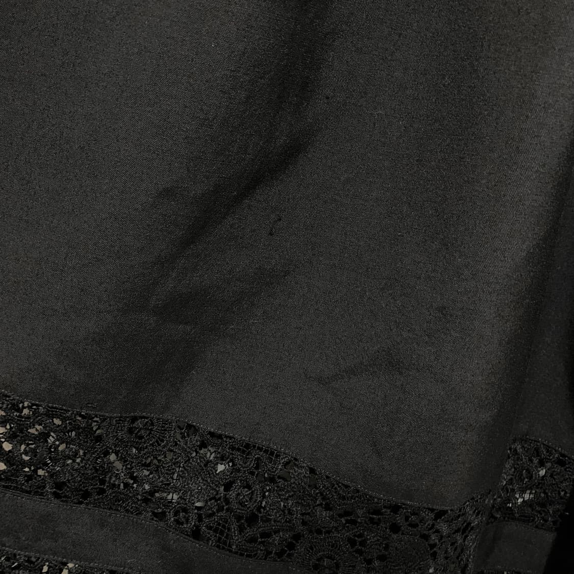 comme des garçons 울 레이스 배색 와이드 팬츠 상품이미지7