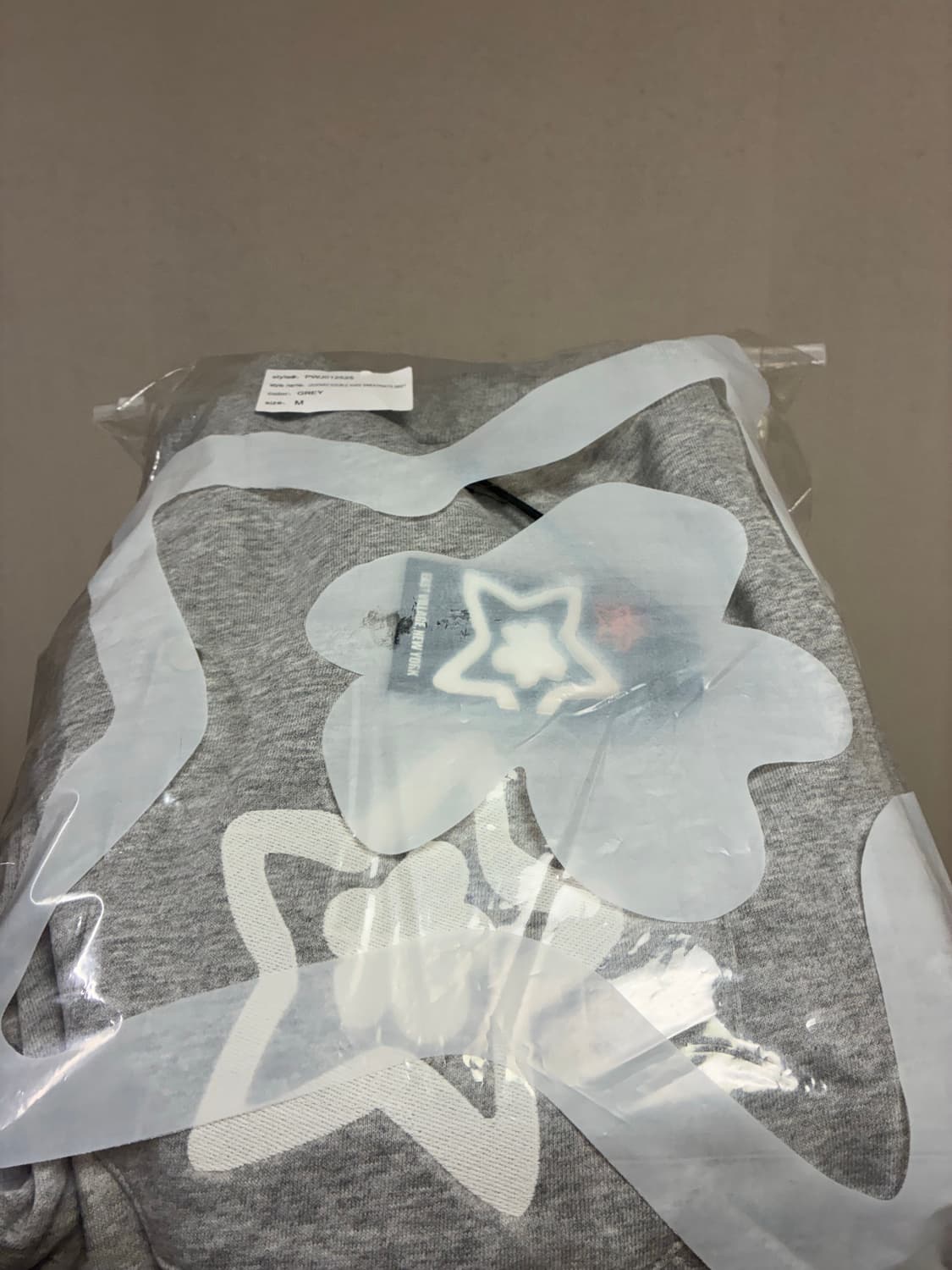 [M]스타팀 star team 레오파드 스웻 팬츠 그레이 상품이미지6