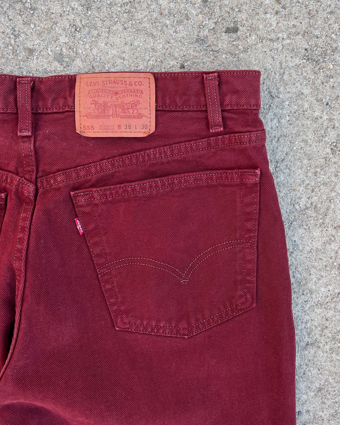 [37] 90s 미제 리바이스 555 레드 상품이미지5