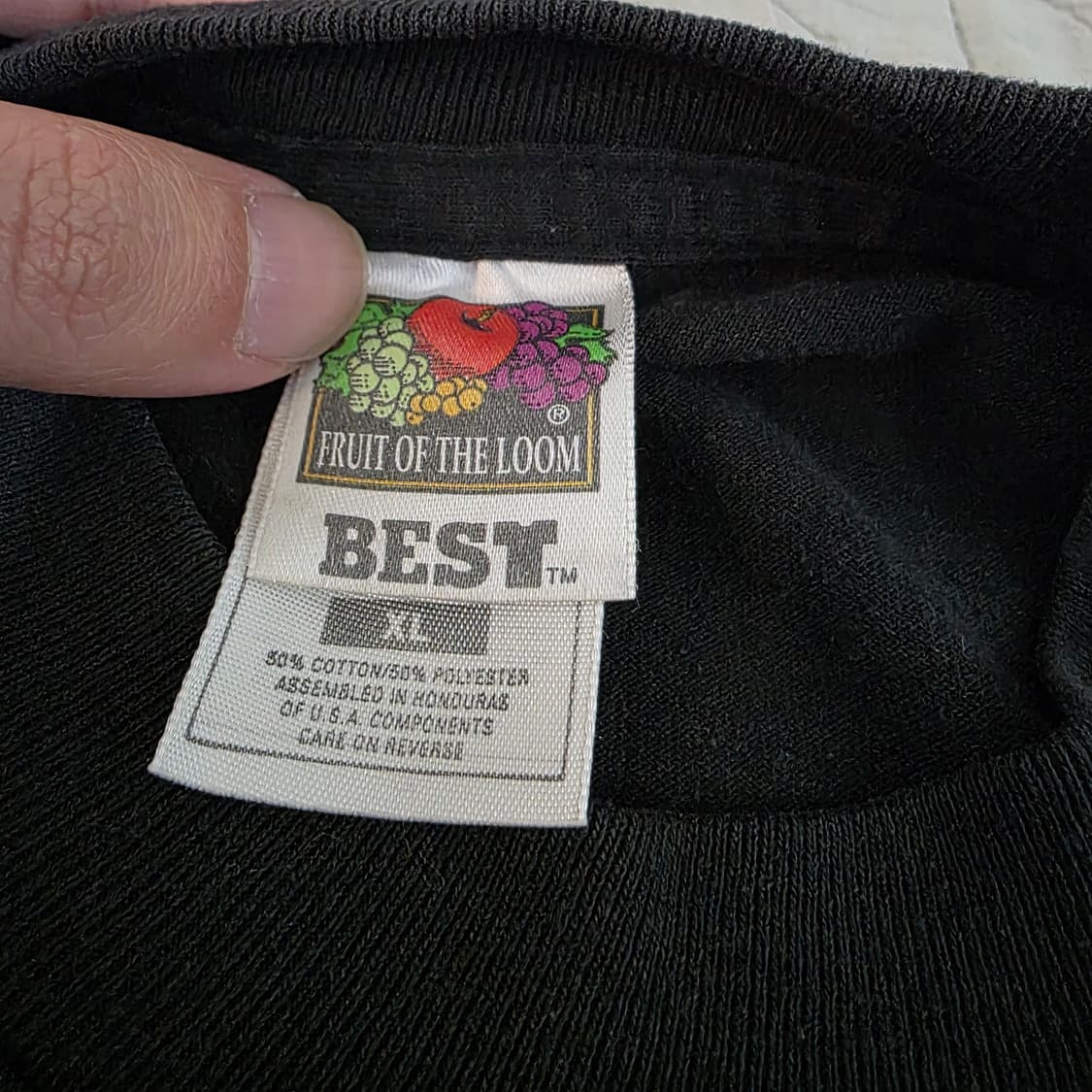 [XL] 90s 빈티지 DARE 티셔츠 블랙 ver. 암프린트 상품이미지5