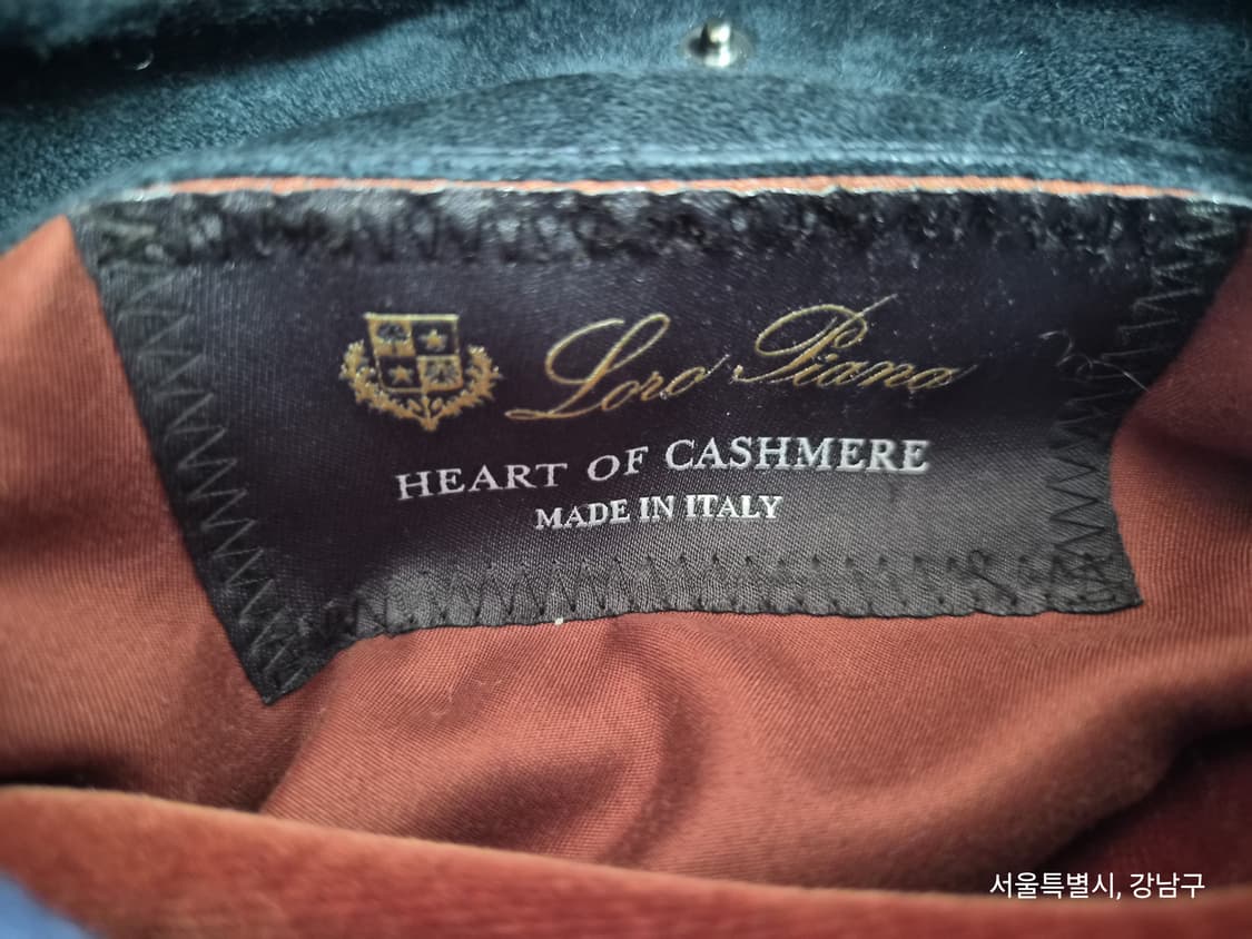 로로피아나 캐시미어 리버시블 롱패딩 M 상품이미지6