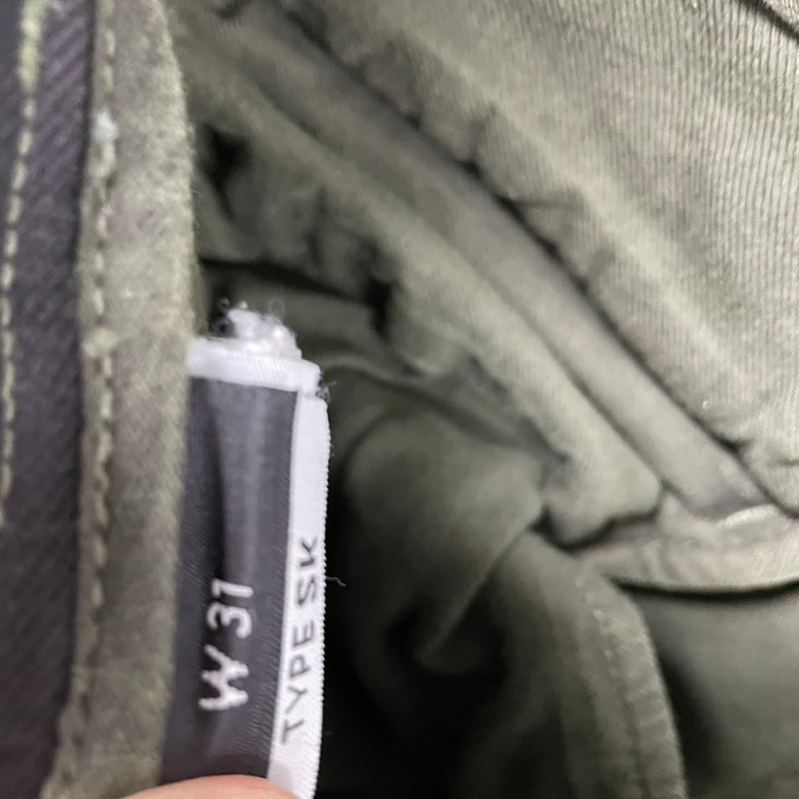 스톤아일랜드 카키 카고 팬츠 31 상품이미지8