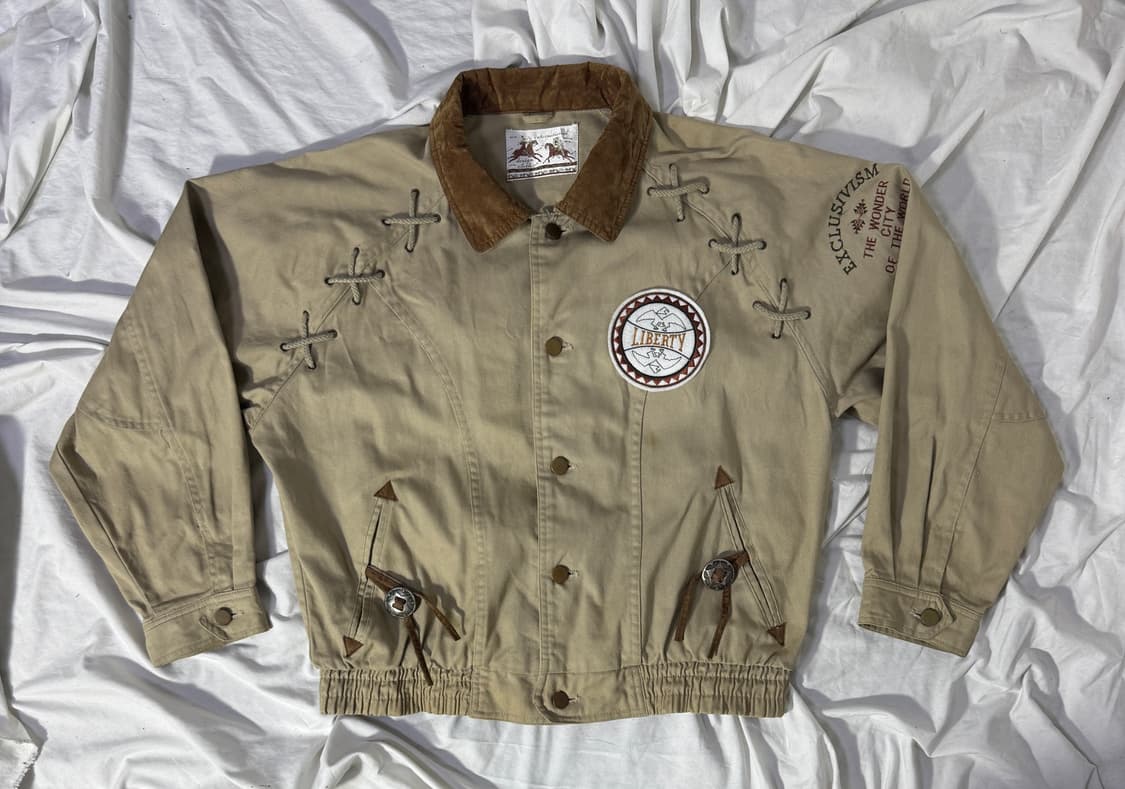 빈티지 네이티브 아메리칸 스윙톱 자켓 웨스턴 y2k goa 상품이미지1
