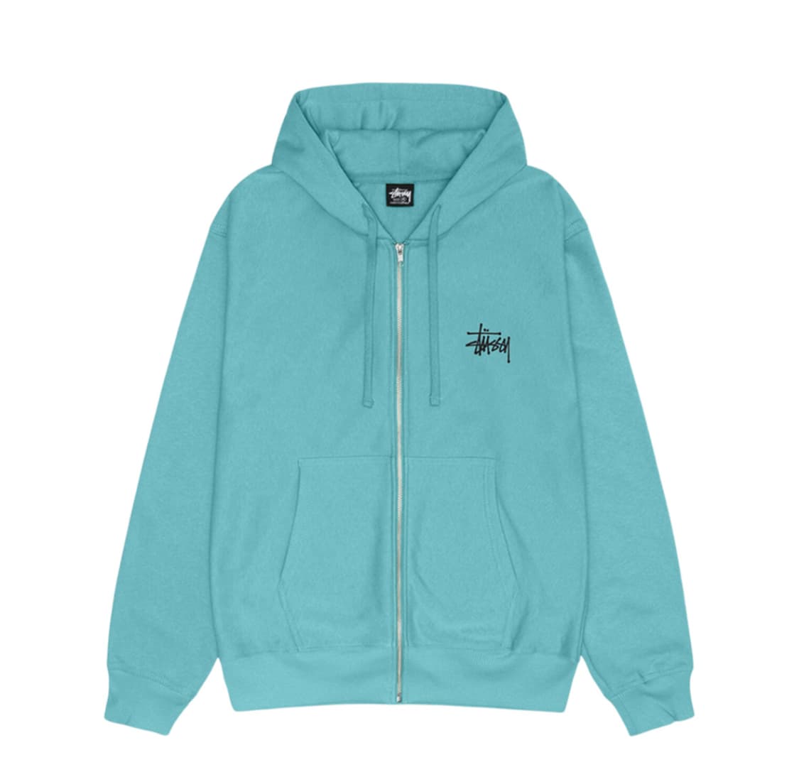 스투시 베이직 스투시 후드 집업 오션 2024 상품이미지1