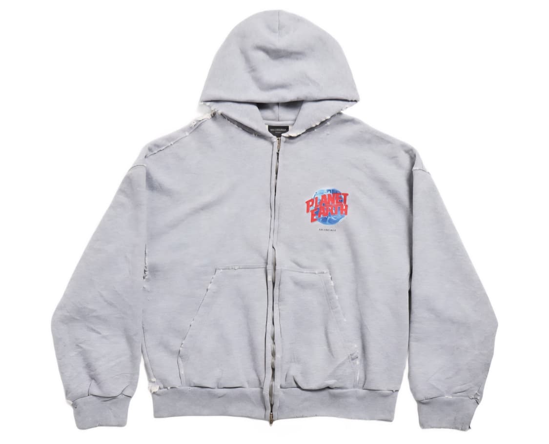 발렌시아가 플래닛어스 후드 집업 티셔츠 상품이미지3