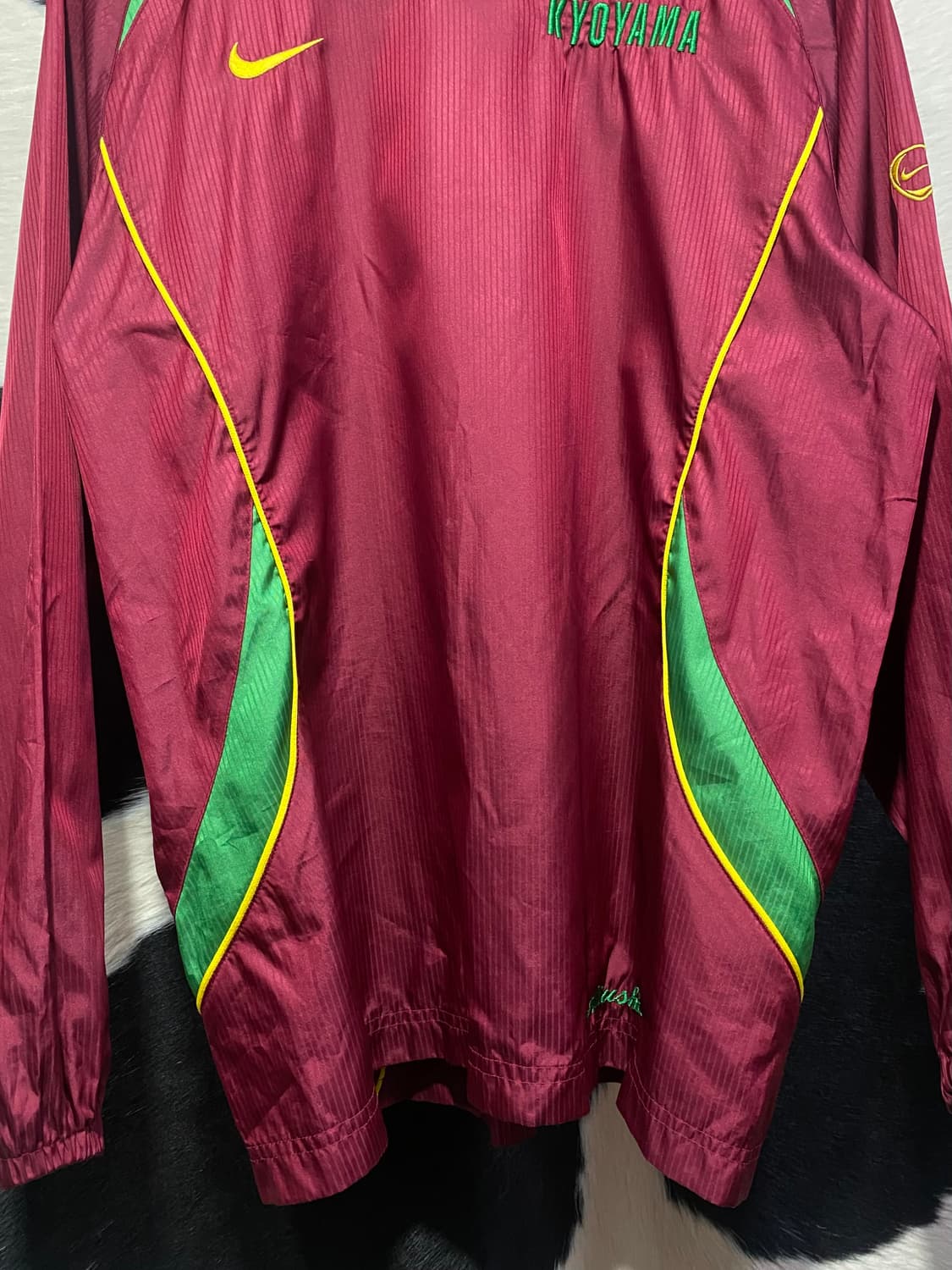 Nike 그린 배색 디테일 웜업 맨투맨 상품이미지5