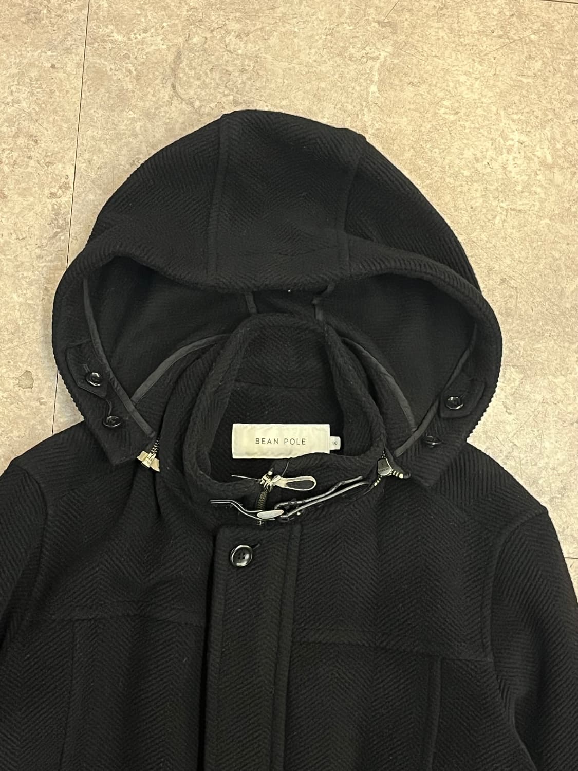 빈폴 후드 코트 블랙 90 #csz2239 상품이미지6