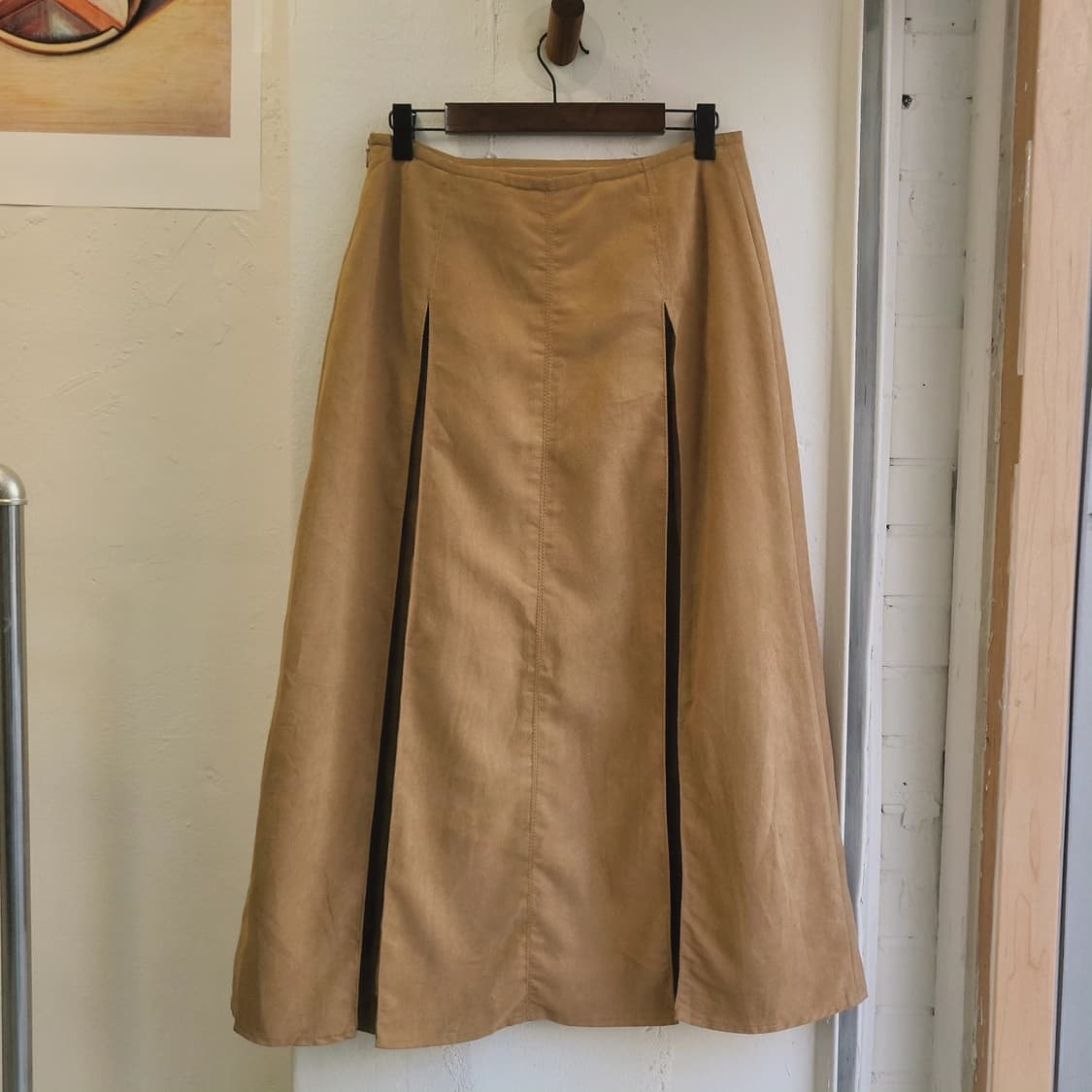 Biersch 스웨이드 플리츠 스커트 상품이미지7