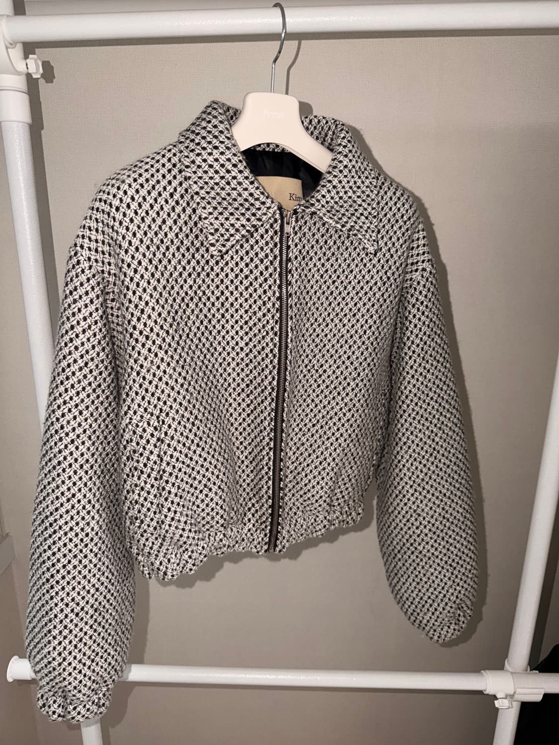 마뗑킴 트위드 숏 점퍼 상품이미지1