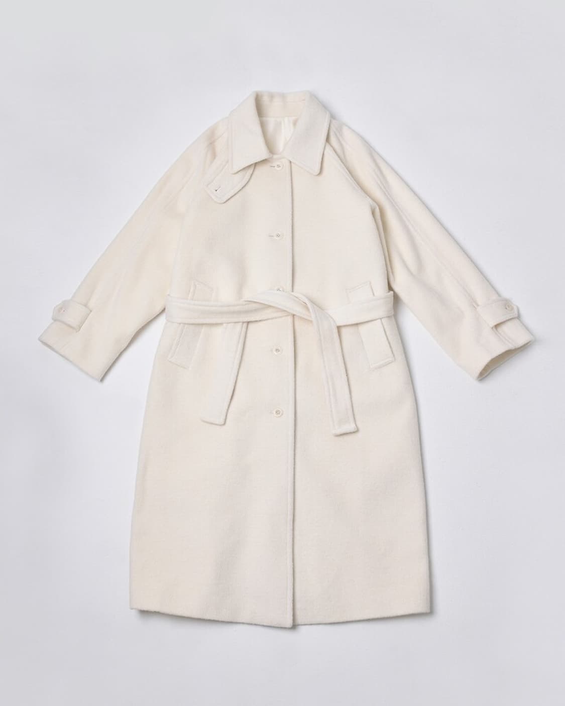 포레토 보헴 울 코트 아이보리 상품이미지2