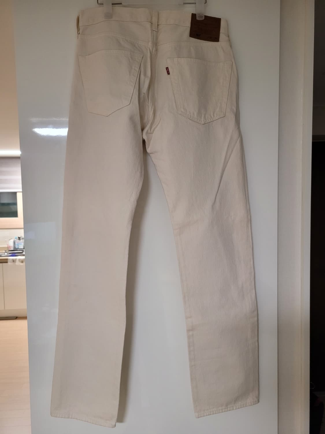 리바이스 501 뉴트럴 화이트 진 W32 L34 상품이미지2