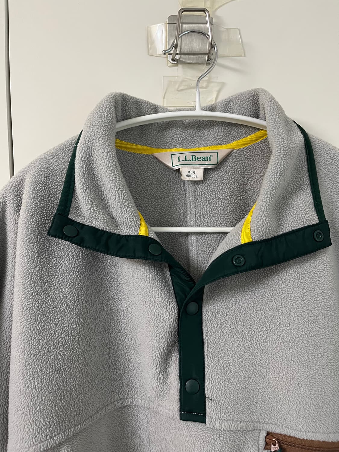 L.L.Bean 엘엘빈 그레이 풀오버 후리스 상품이미지2