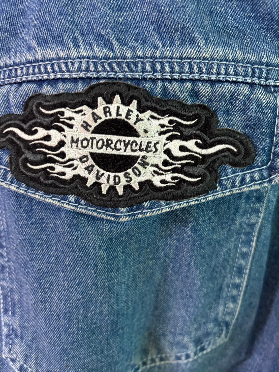 할리데이비슨 데님 카고 빈티지 팬츠 상품이미지5