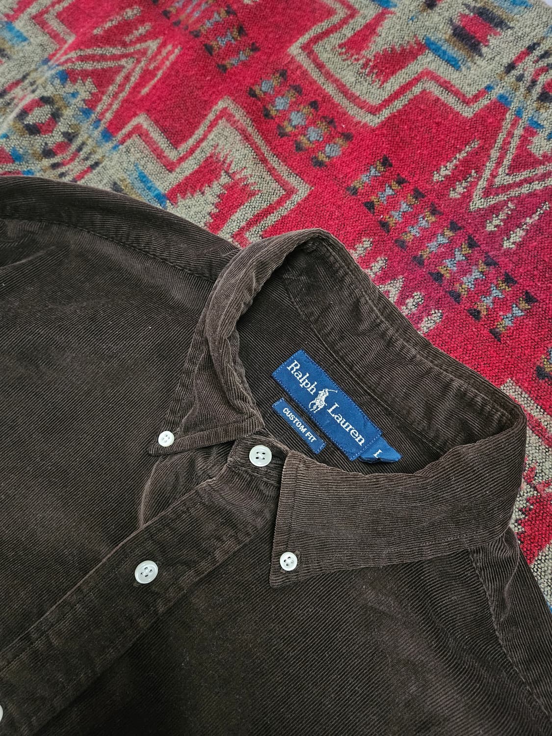 [L] Polo Ralph Lauren 코듀로이 셔츠 커스텀핏 상품이미지4