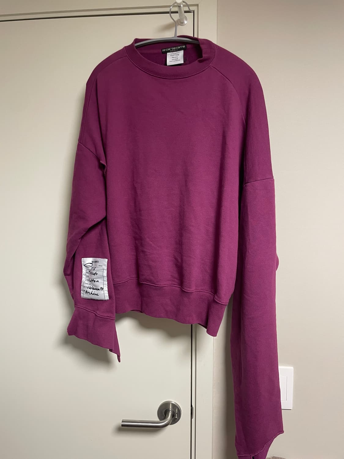 [XS] 베트멍 2018SS 디컨스트럭티드 맨투맨 상품이미지1