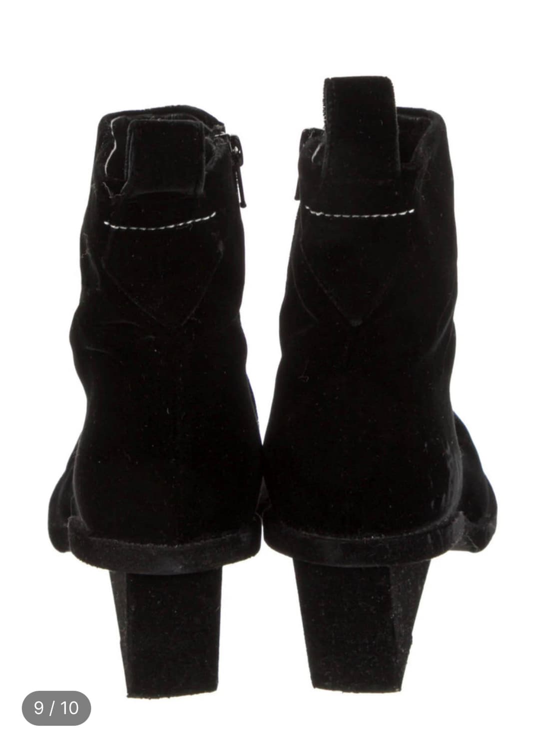 MM6 Maison Margiela 벨벳 앵클 부츠 상품이미지2