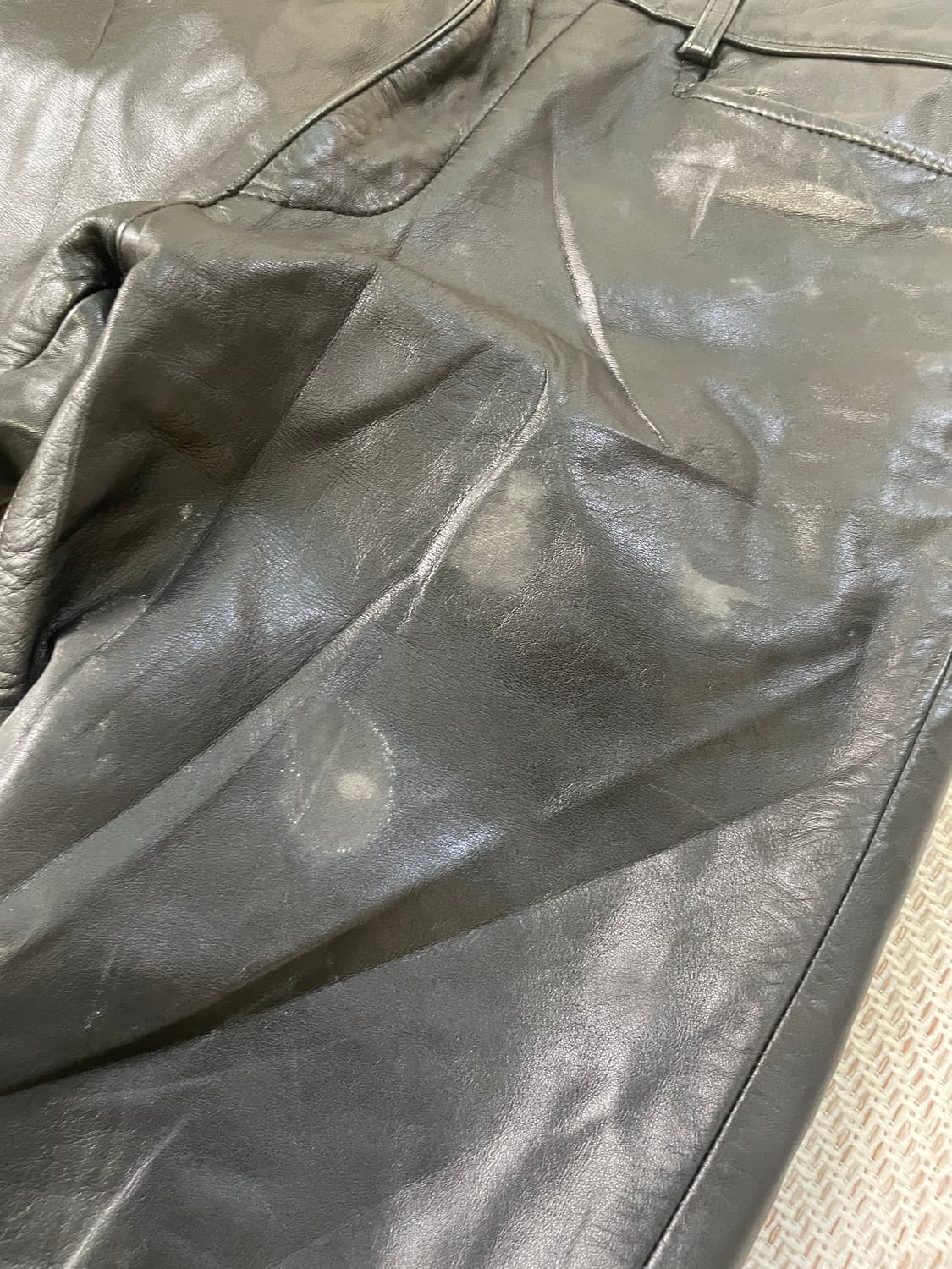 Comme Ca du mode 양가죽 레더 팬츠 J03303 상품이미지2