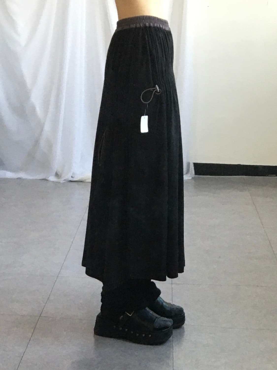 Shirring point long skirt 상품이미지6