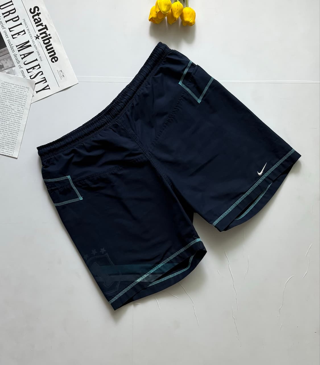Nike 나이키 빈티지 스티치 하프 팬츠 상품이미지1