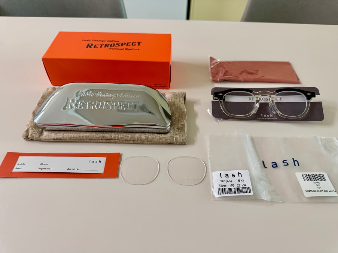 래쉬 클리프트46 BKI 안경 46사이즈 판매합니다 ( 패치워크 ) 상품이미지1