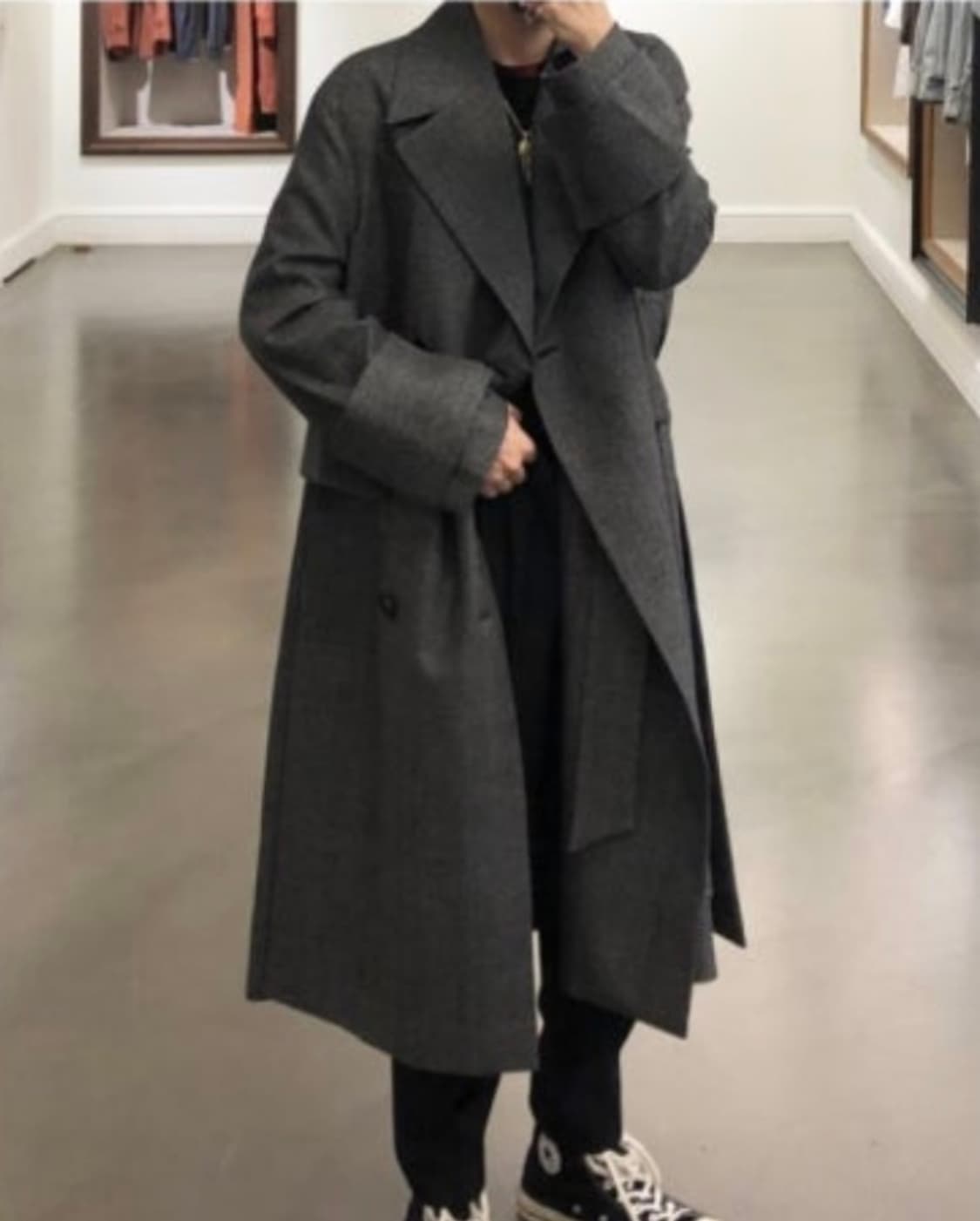 우영미 19FW 턴업 코트 48 상품이미지1