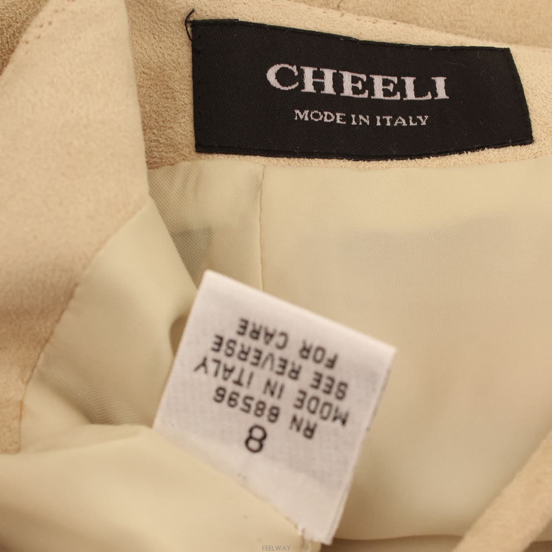 첼리 베이지 스웨이드 스트랩 원피스(8) 상품이미지4