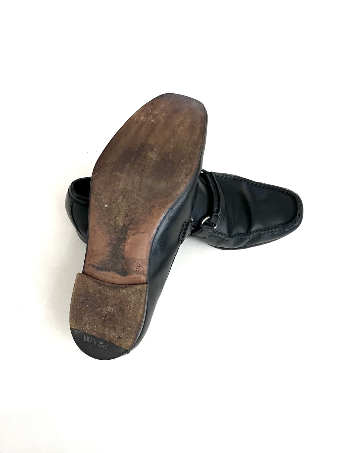 프라다 레더 드레스 로퍼 상품이미지8