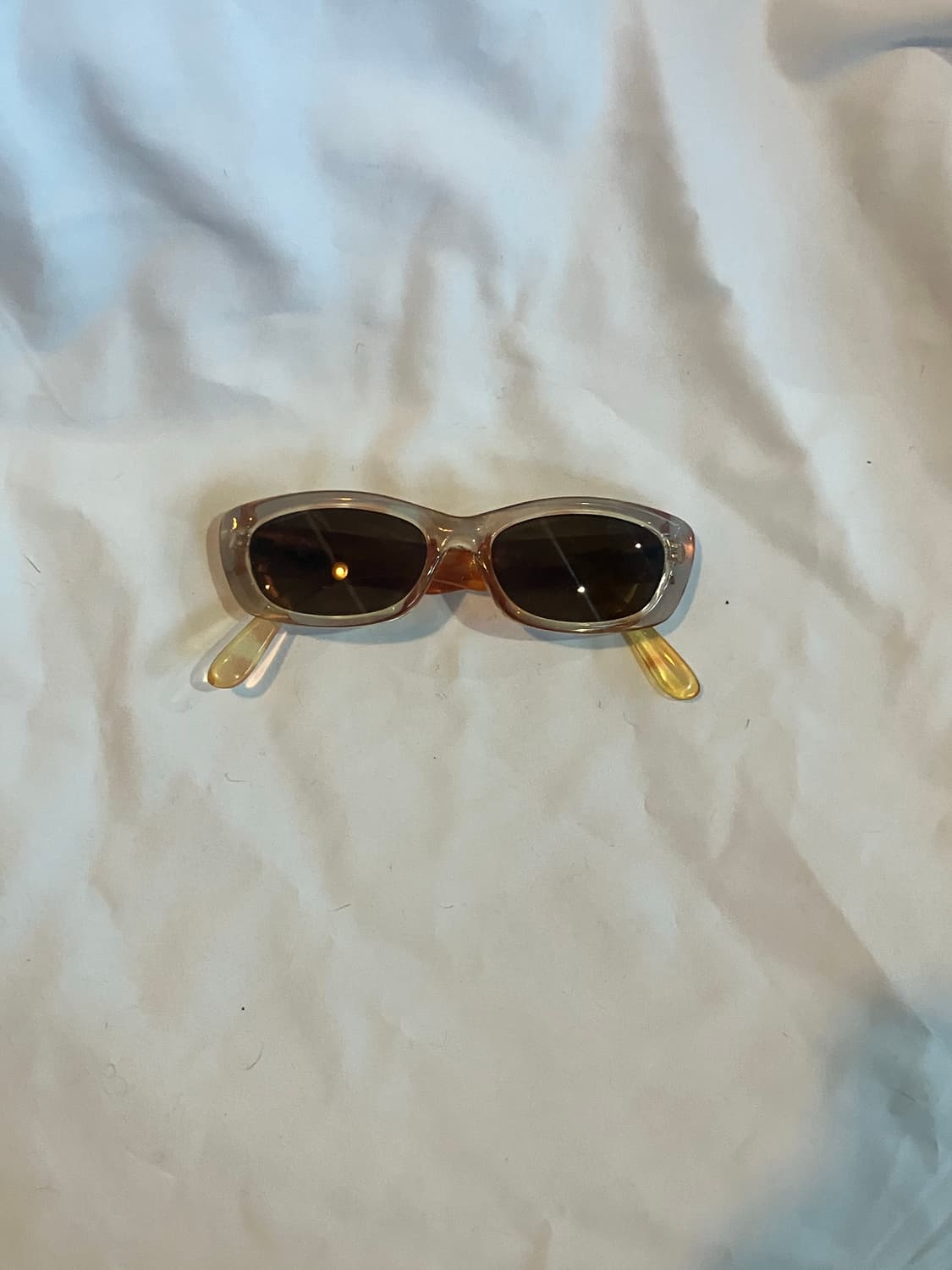 프랑스빈티지 데드스탁 하이틴 캣아이 스퀘어선글라스 상품이미지1