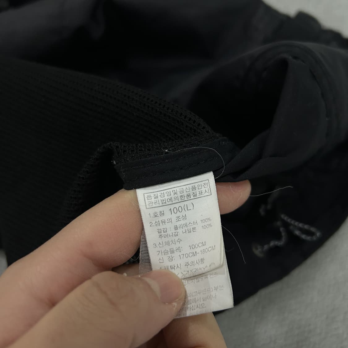 노스페이스 블랙 조끼 패딩 베스트 L 상품이미지3