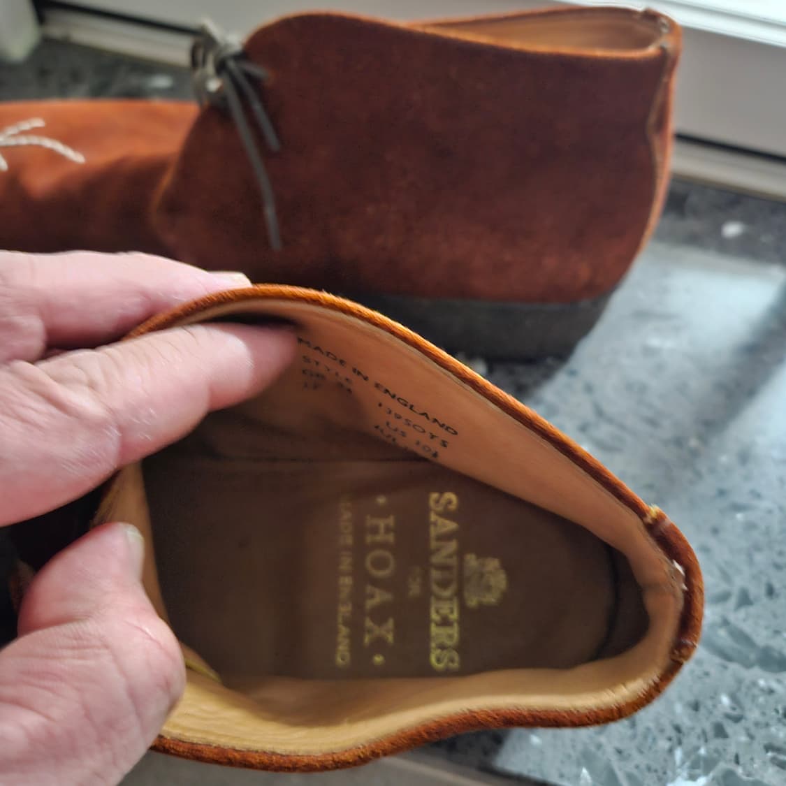 샌더스 x HOAX 시그니쳐 츄카부츠 us10.5 상품이미지3